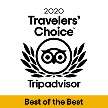 Trip Advisor Travellers Choice Best of the Best Award 2020