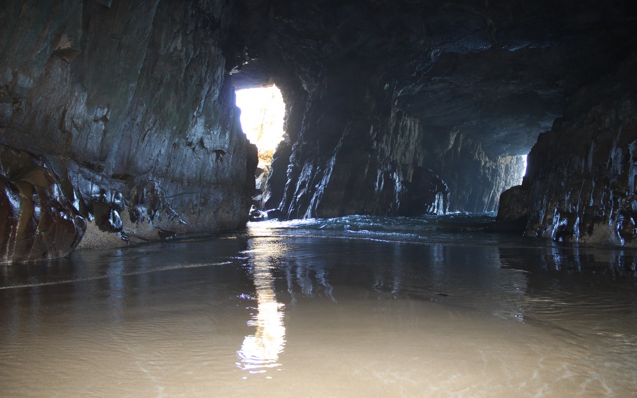 Remarkable Cave and Crescent Bay, Tasman Peninsula